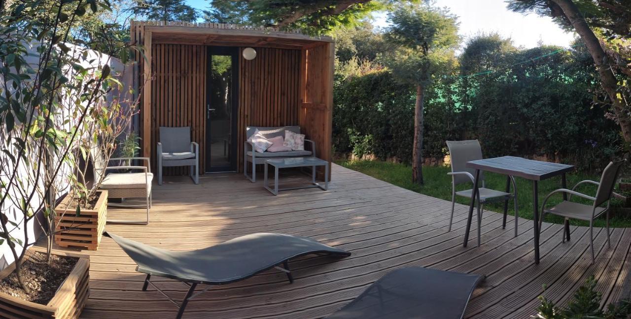 Joli Studio Climatise Avec Jacuzzi Prive Et Entree Independante Fréjus Dış mekan fotoğraf